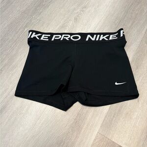 Nike Women's Black Pro Athletic Shorts